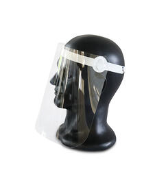  Visire de protection du visage en plastique transparent - rutilisable 