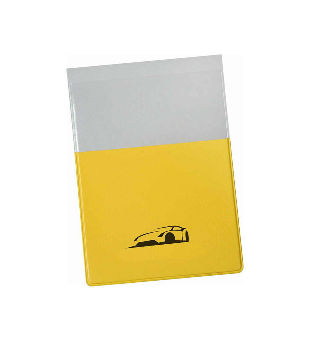  Pochette&nbsp;documents de voiture ETUI DE POCHE 2 compartiments avec personnalisation publicitaire 