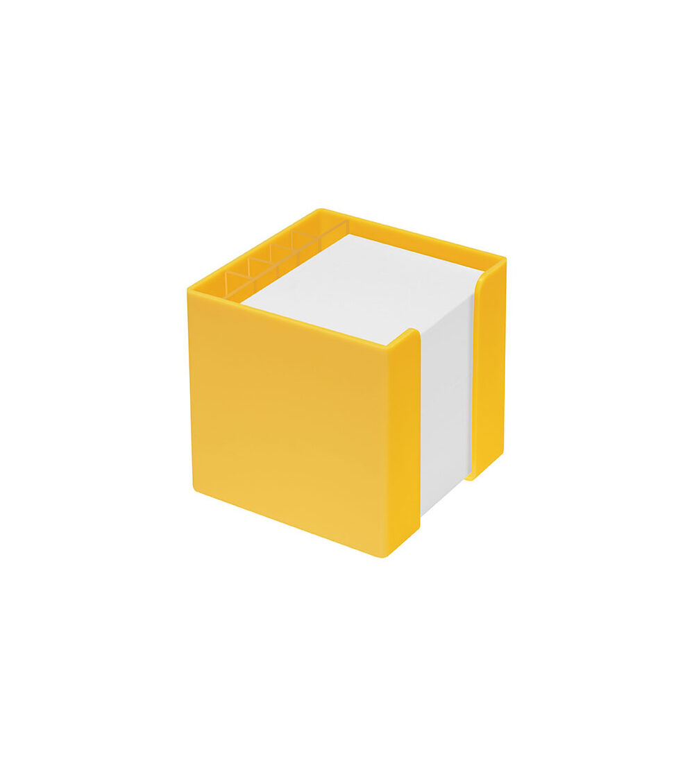 Bloc cube avec compartiment porte-crayon  et papier