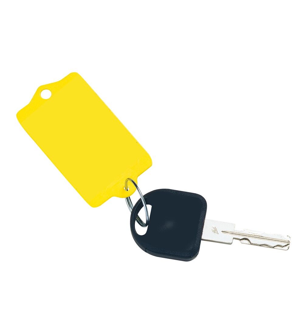 Porte-cls vierge - Modle 1  anneaux - Lot de 200 pices + 2 marqueurs permanents Image 2