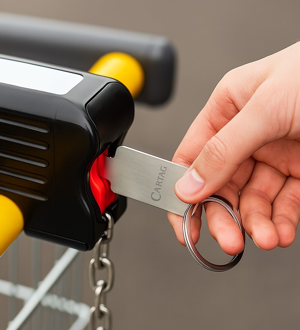 Jeton caddie avec marquage publicitaire Image 2