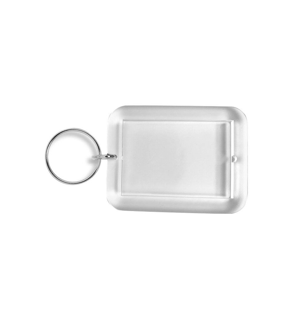  Porte-cls  Ice en acrylique transparent avec papier  insrer. (Lot de 25 pices)  Image 2