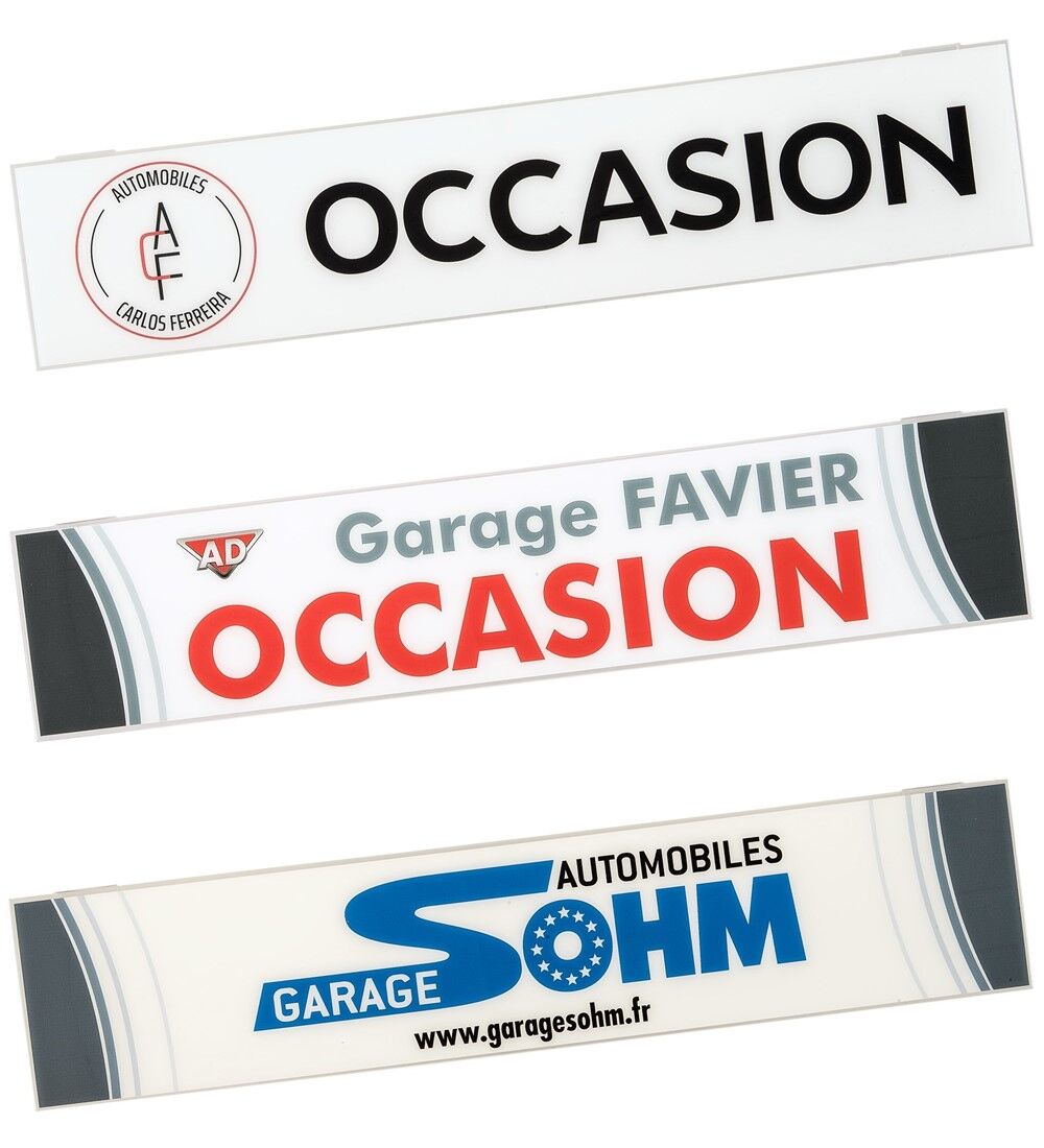 Cache-plaque d'immatriculation publicitaire  suspendre Image 2