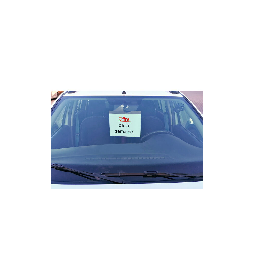  PREMIUM - Prsentoir tarif Clip ACROSS DIN A4 avec crochet Format paysage/polycarbonate  Image 2