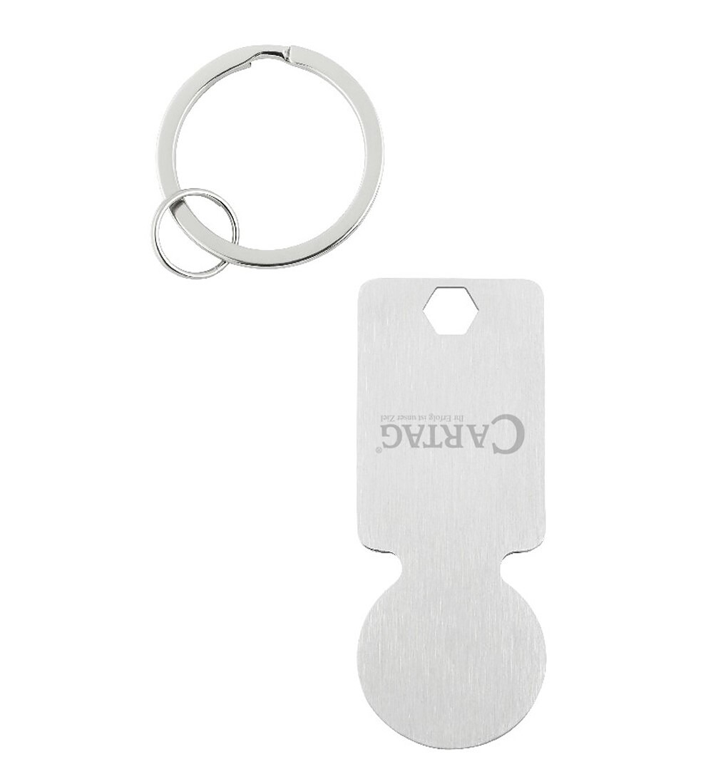 Jeton caddie avec marquage publicitaire