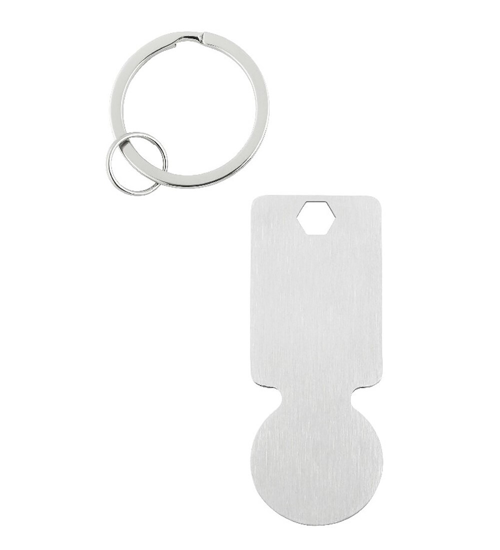 Jeton caddie avec surface publicitaire �tendue