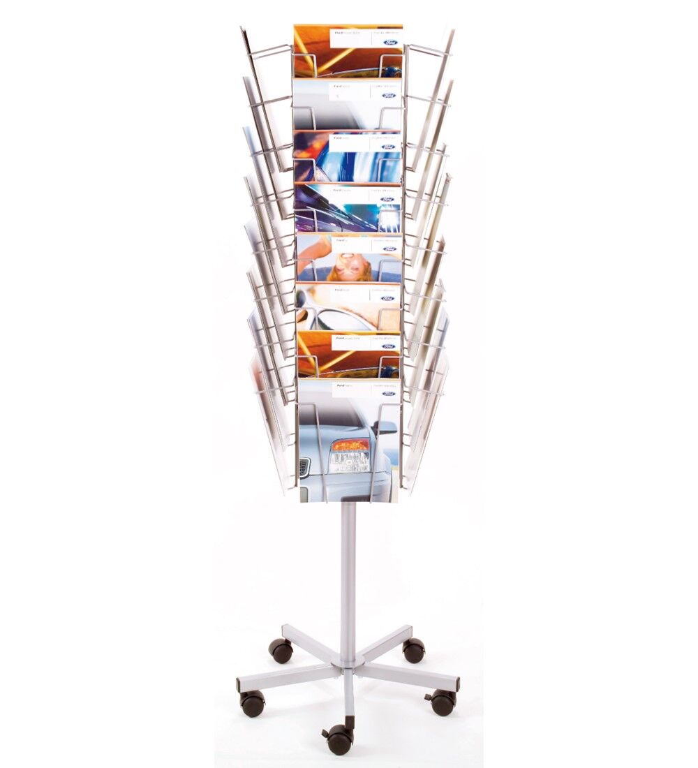Porte-brochures Carousel - avec 15 compartiments