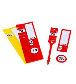  Kit de porte-cls n 1-300 - 3 lments:  Porte-cls, tiquette de n de commande, tiquette client  