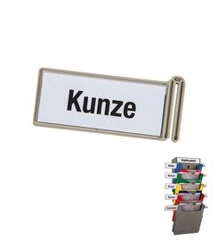Clip d'tiquetage grand G/D - systme de tri mural pour porte-documents A4