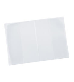 Housse de protection transparente PP - PU  10 pices - convient pour documents type carte de vaccination