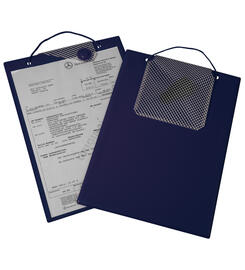 Porte-documents MAGNETIQUES - DIN A4, fabrication robuste avec compartiment à clé renforcé et fermeture magnétique