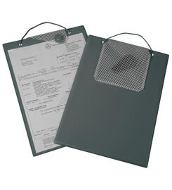 Porte-documents MAGNETIQUES - DIN A4, fabrication robuste avec compartiment à clé renforcé et fermeture magnétique
