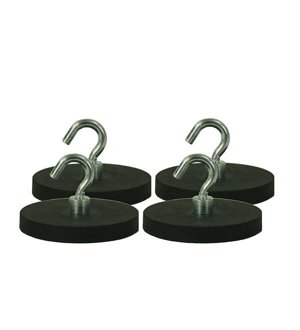  Crochet magntique POWMAG, capacit de charge 21 kg,  55 mm (Lot de 4 pices) 