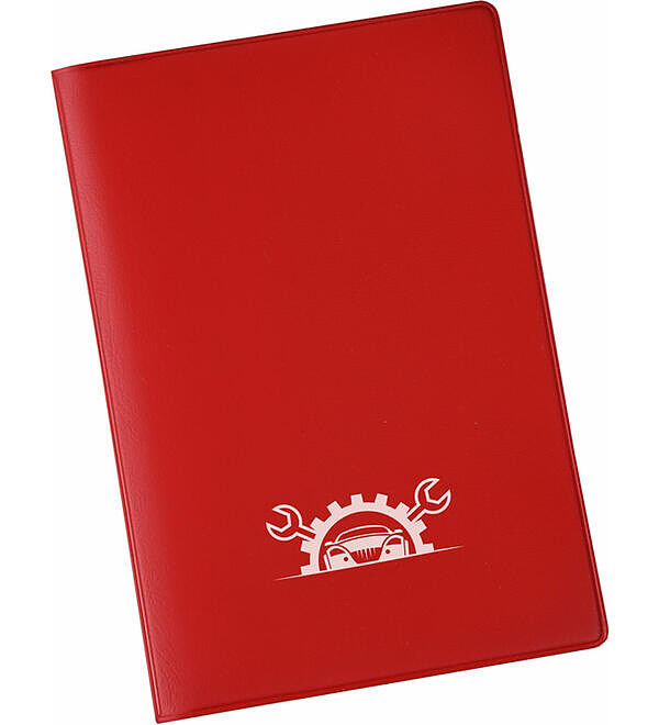  Pochette en PVC �&nbsp;deux compartiments - avec personnalisation publicitaire 