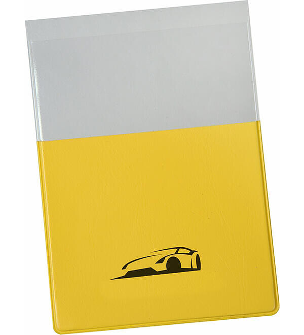  Pochette&nbsp;documents de voiture ETUI DE POCHE 2 compartiments avec personnalisation publicitaire 