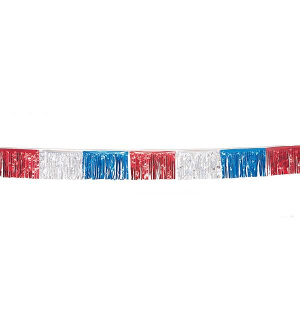 Guirlandes hollywoodiennes- rouge, argent, bleu