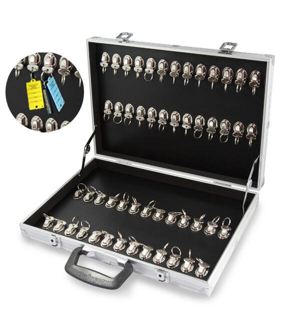 Mallette  cls avec 52 clips en aluminium