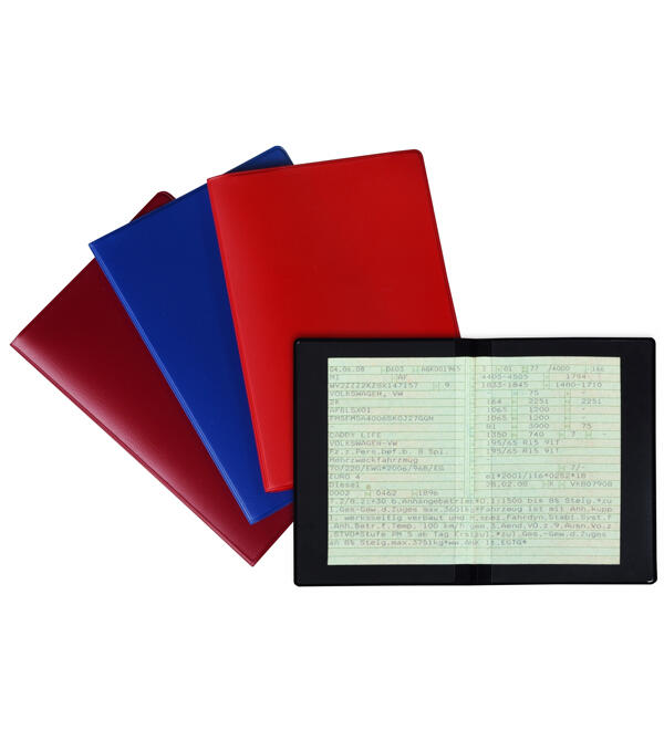 Pochette en PVC  deux compartiments