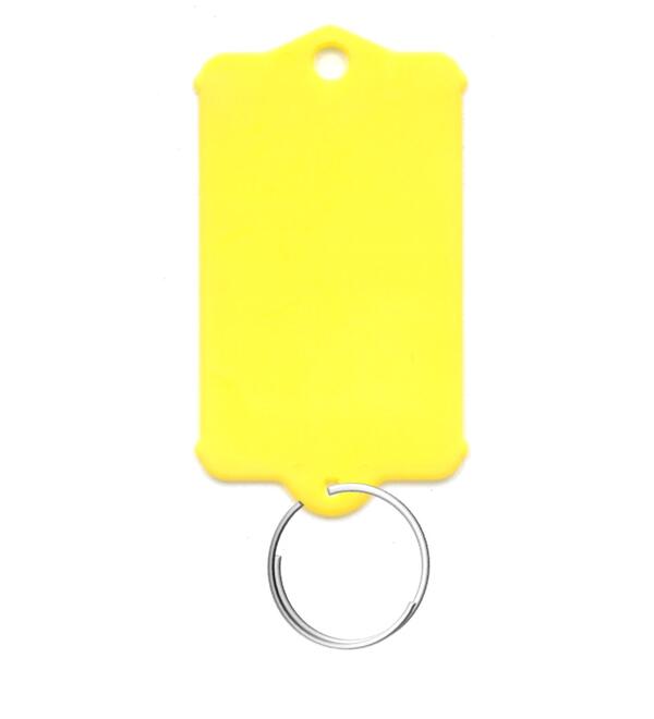 Porte-cls vierge - Modle 1  anneaux - Lot de 200 pices + 2 marqueurs permanents
