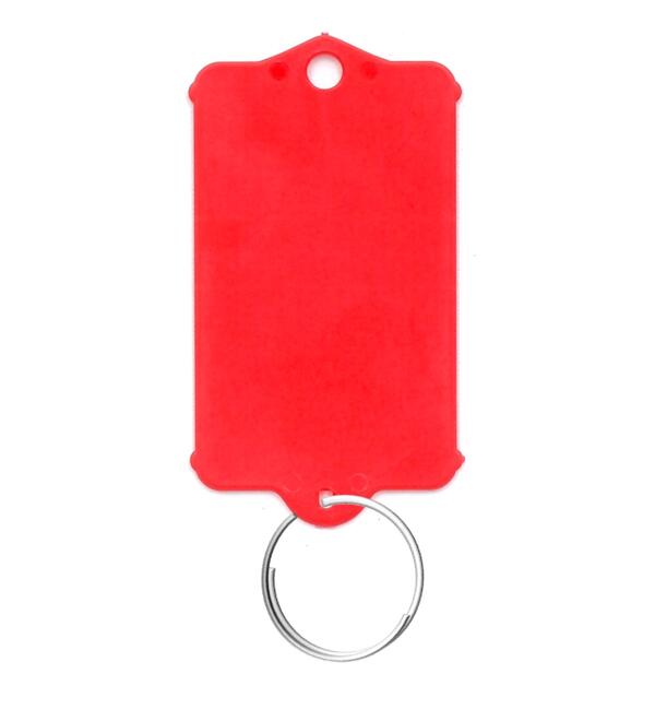 Porte-cls vierge - Modle 1  anneaux - Lot de 200 pices + 2 marqueurs permanents